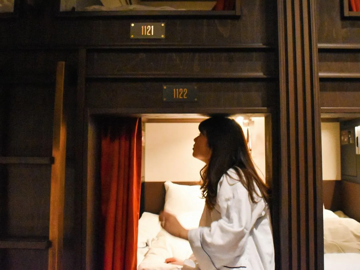 Capsule hotel The Prime Pod Ginza Tokyo Hotel Japan